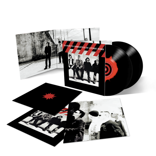 U2 ‘How To Dismantle An Atomic Bomb (20th Anniversary)’ Exclusive 2LP Black  & Red Ink Spot Vinyl (Limited Edition)