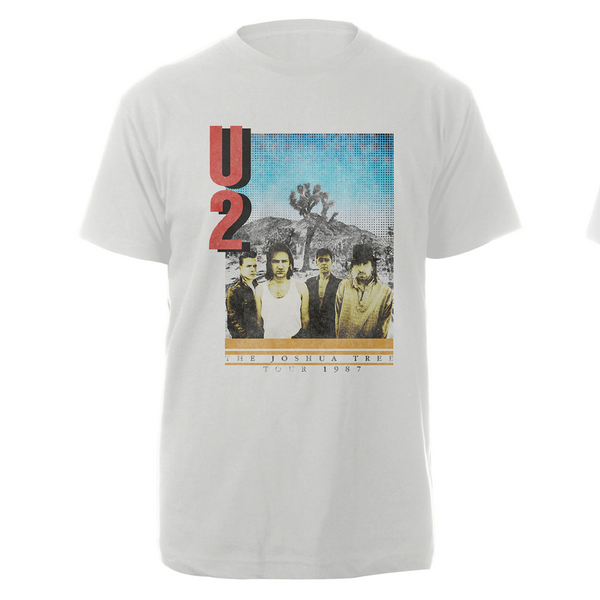【80's】 U2 JOSHUATREE USA TOUR 87's Tee Vintage 80s U2 Joshua Tree Tour Tee Shirt 1987 Meadowlands T-shirt