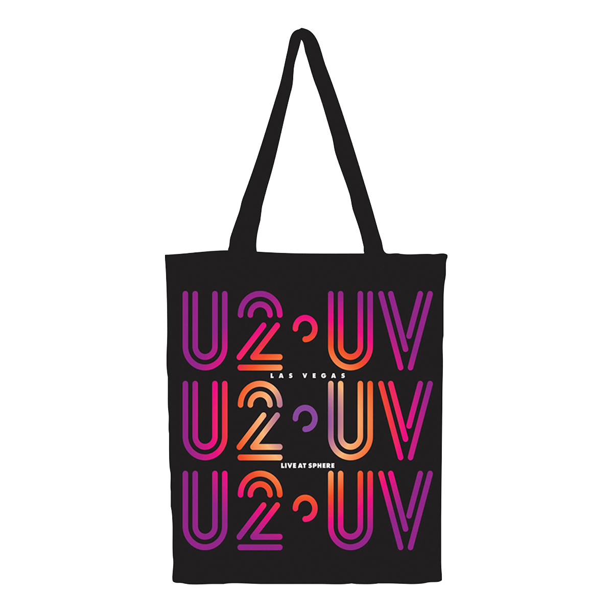 U2 UV LOGO LIVE AT SPHERE TOTE