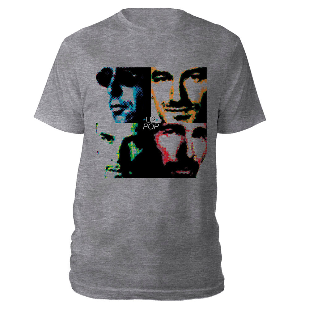U2 POP Grey T-Shirt