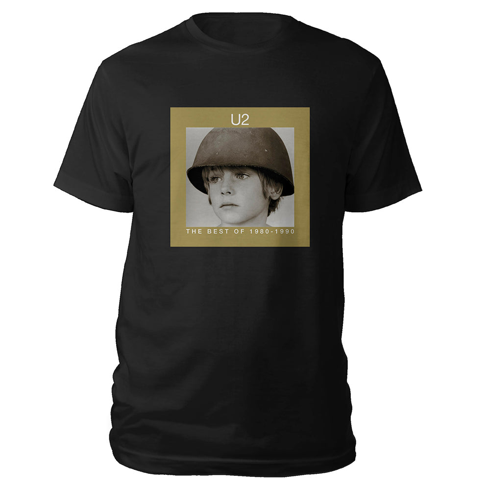 U2 Best of 1980-1990 Black T-shirt