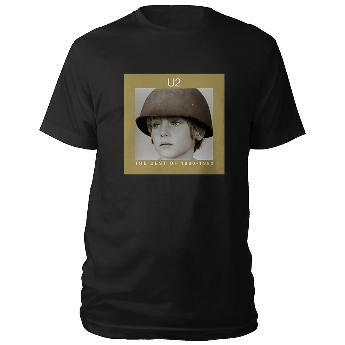 U2 Best of 1980-1990 Black T-Shirt