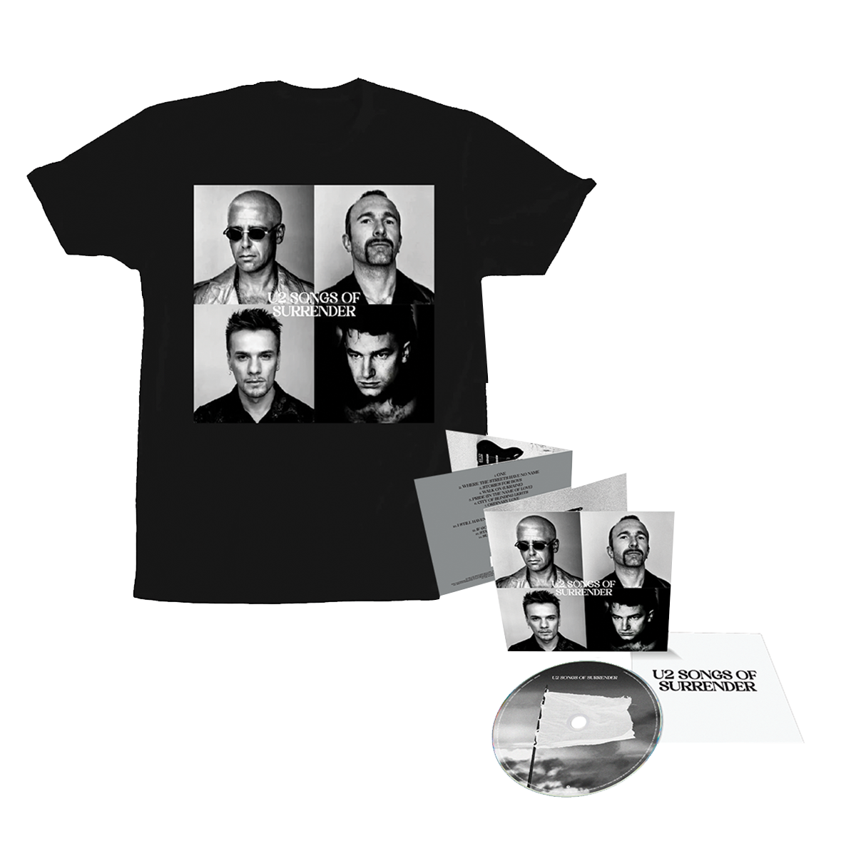 Songs Of Surrender – CD and Tee