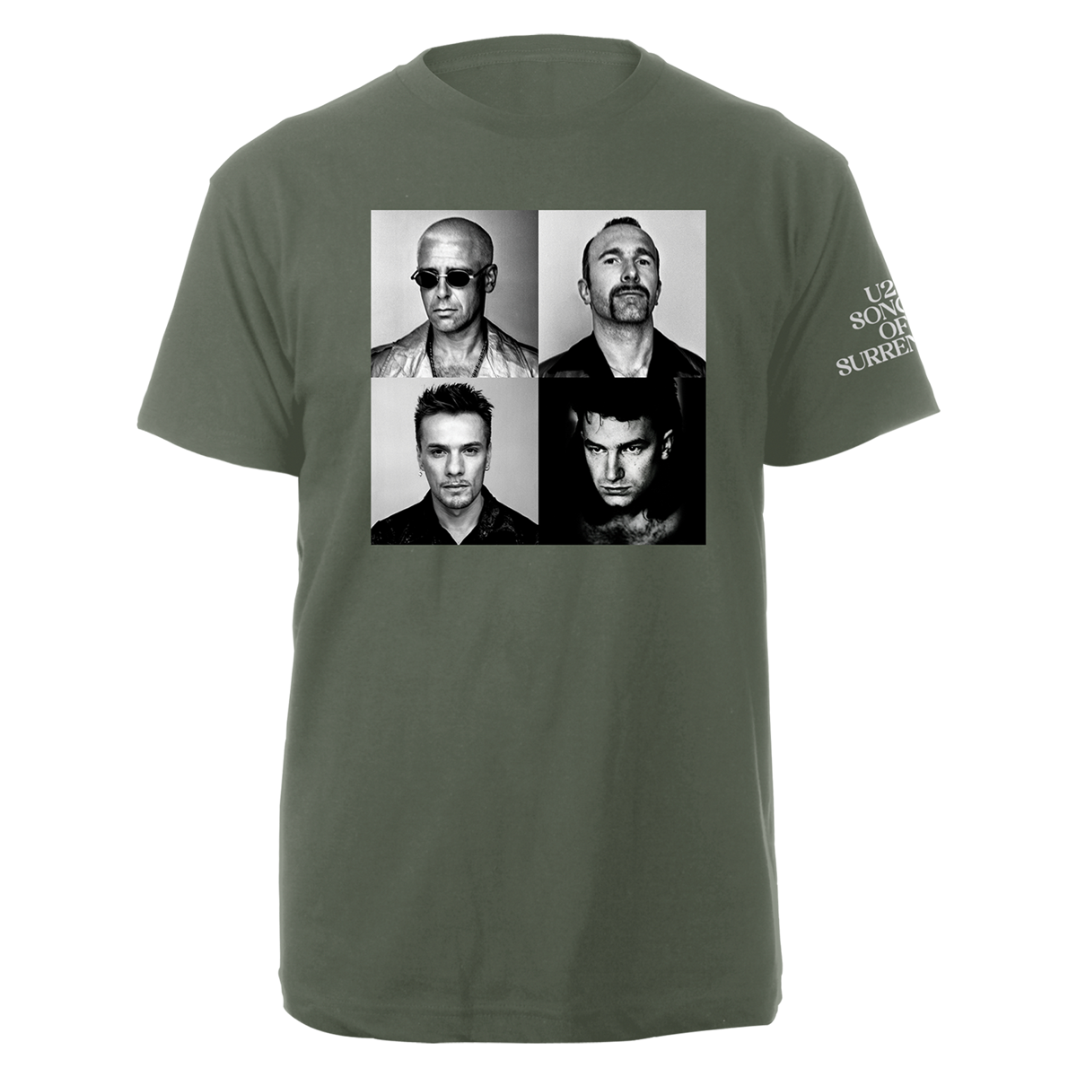 Songs of Surrender Album Tee - Olive Green