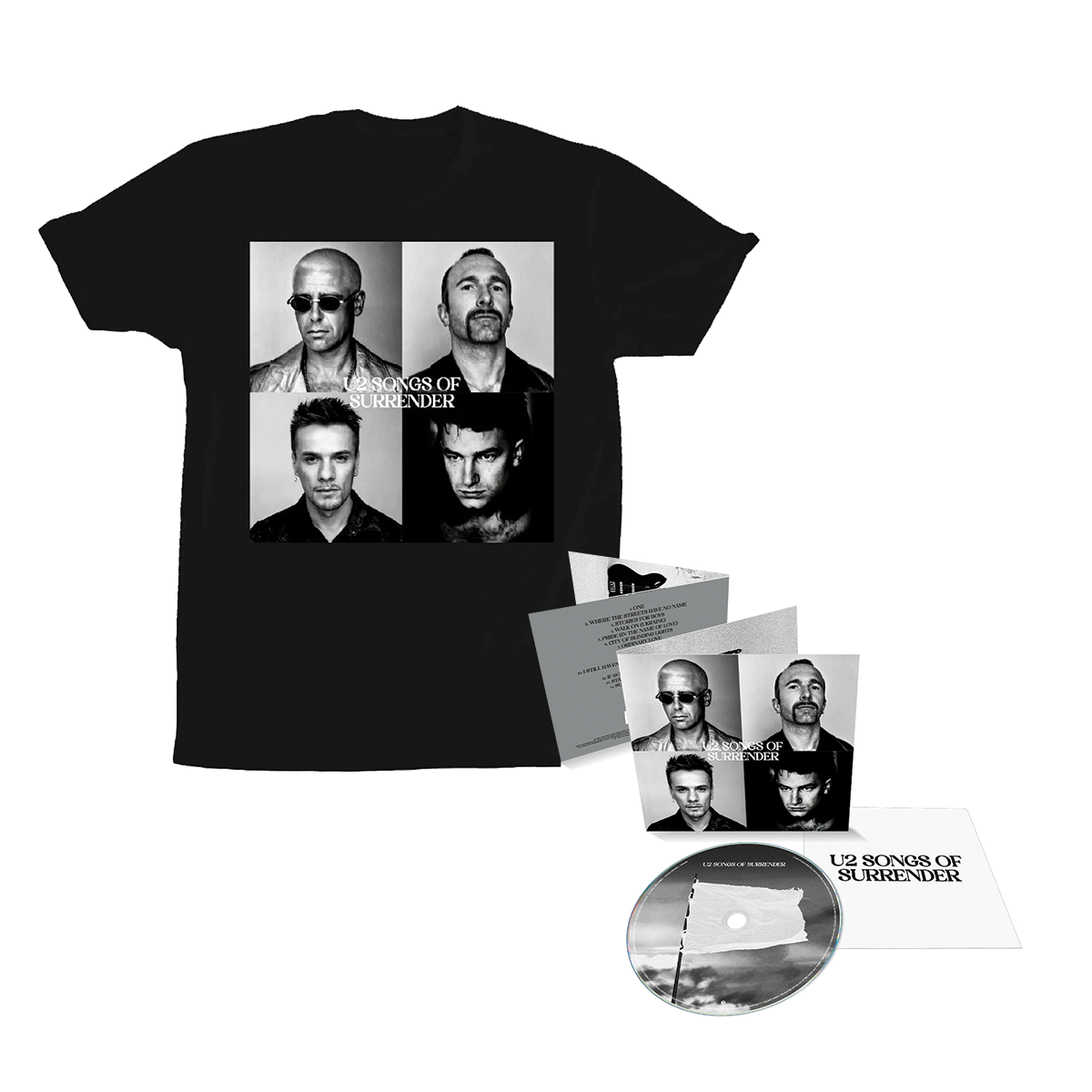 Songs Of Surrender – CD and Tee